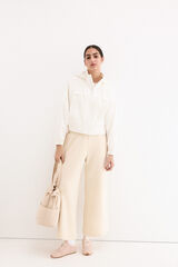 Pedro del Hierro Parka corta capucha Crudo