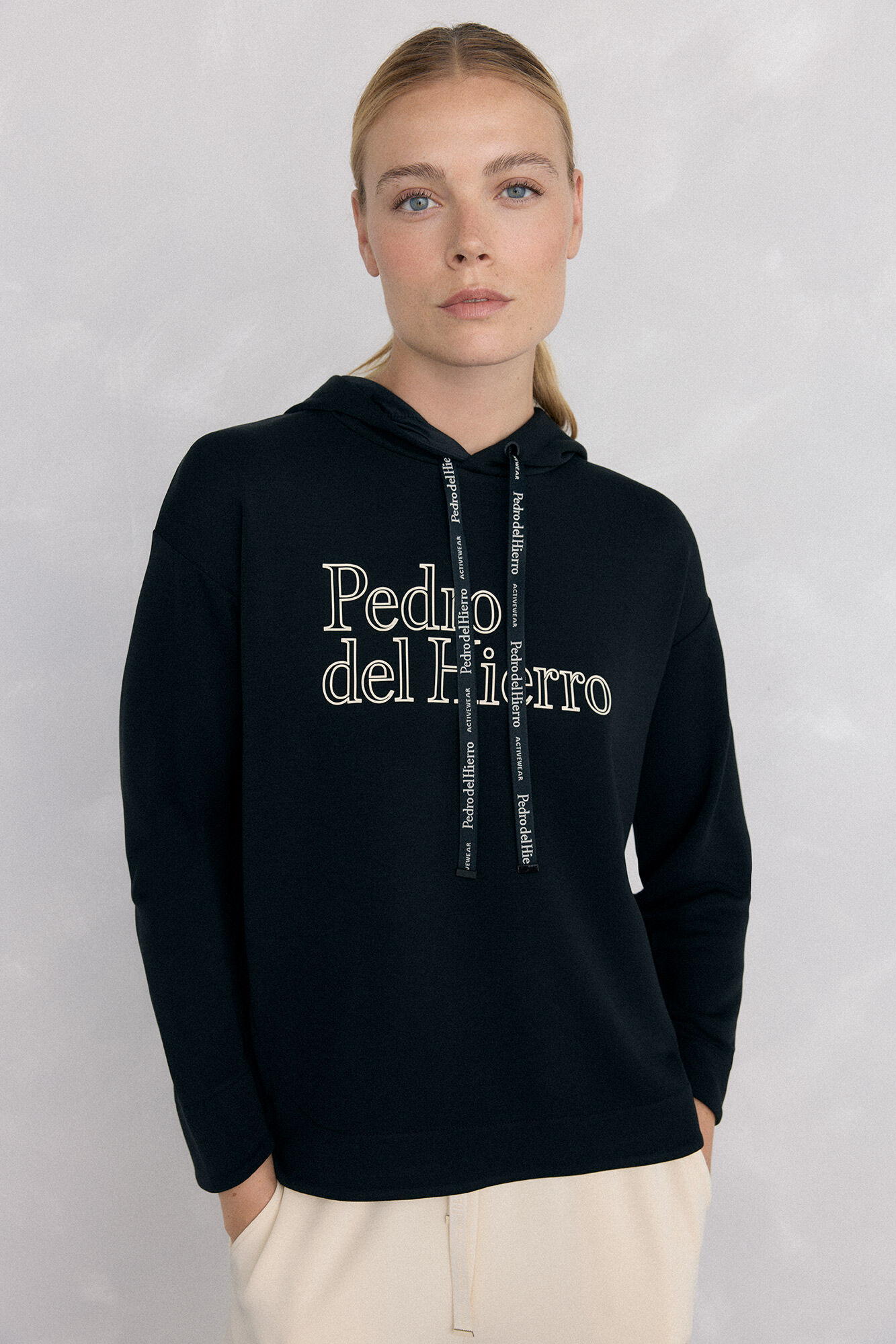 Pedro del Hierro Sudadera capucha logo soft touch