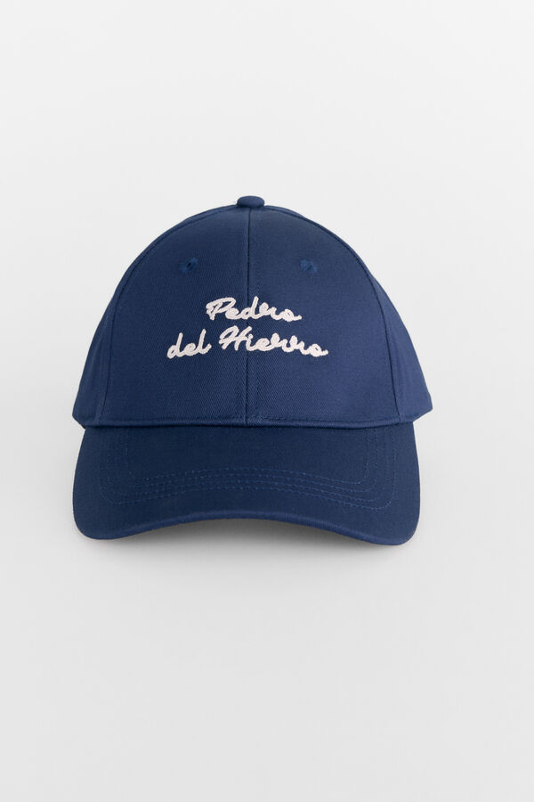Pedro del Hierro Gorra logo bordado Azul