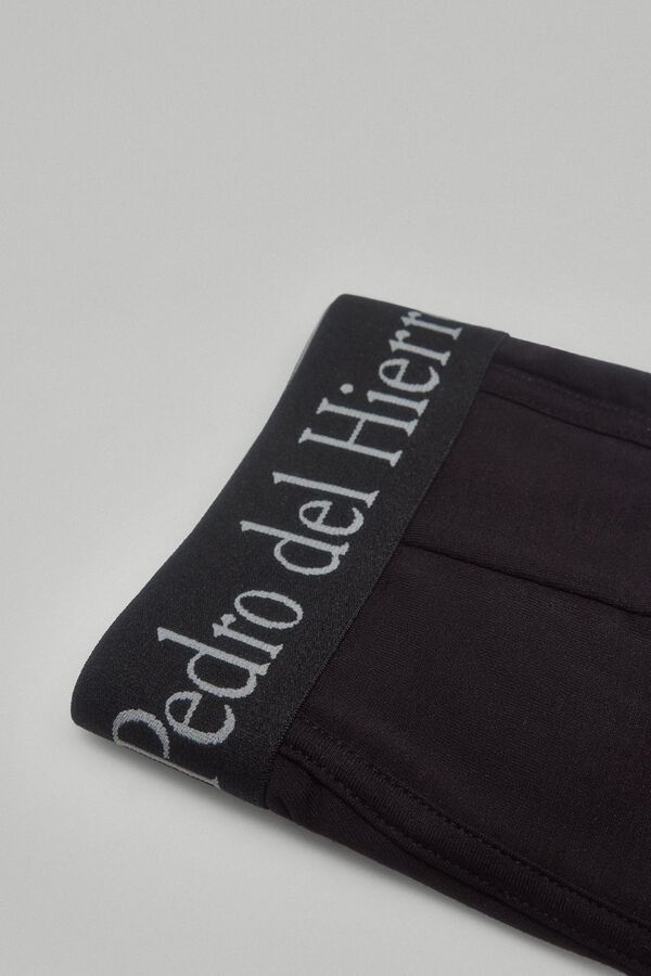 Pedro del Hierro Plain jersey-knit short boxers Black