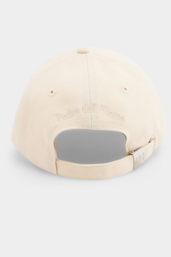 Pedro del Hierro Gorra logo bordado Ecru