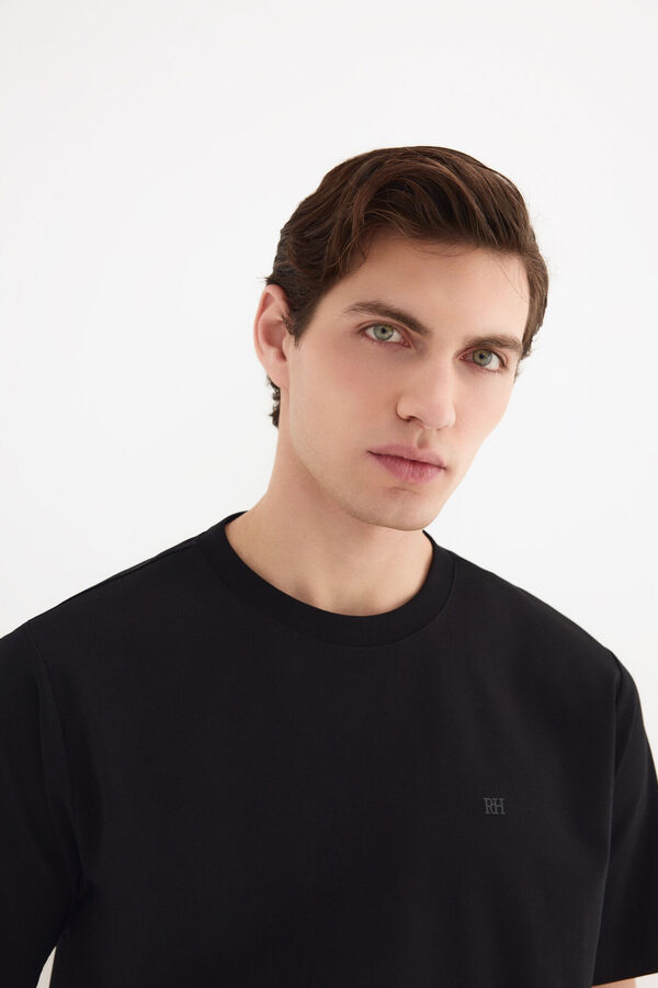 Pedro del Hierro T-shirt mercerizada Preto