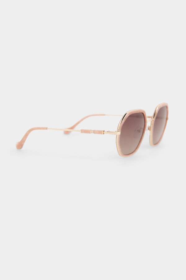 Pedro del Hierro Gafas montura met&aacute;lica Rosa
