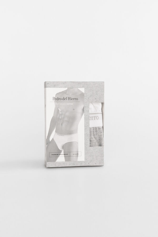 Pedro del Hierro Pack 2 slip punto White
