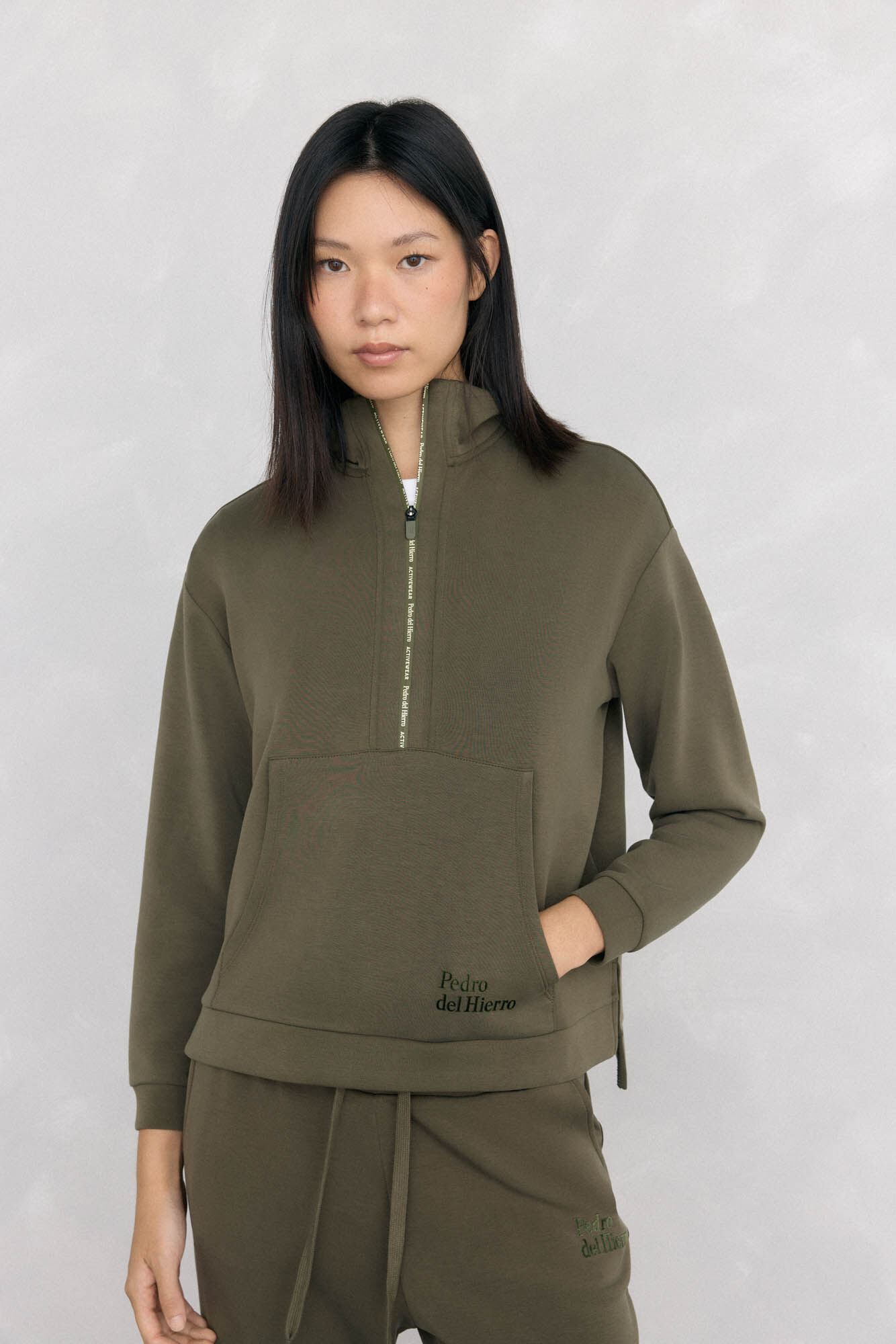 Pedro del Hierro Sudadera soft touch cuello perkins