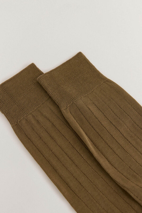 Pedro del Hierro Calcet&iacute;n liso vestir Marr&oacute;n