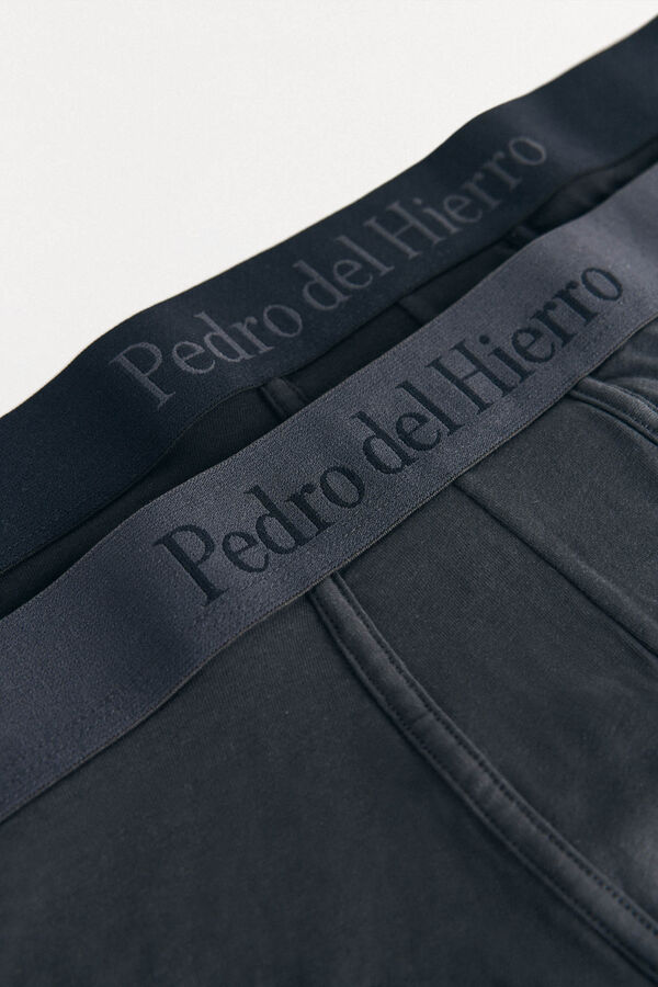Pedro del Hierro Pack of 2 jersey-knit boxers Black
