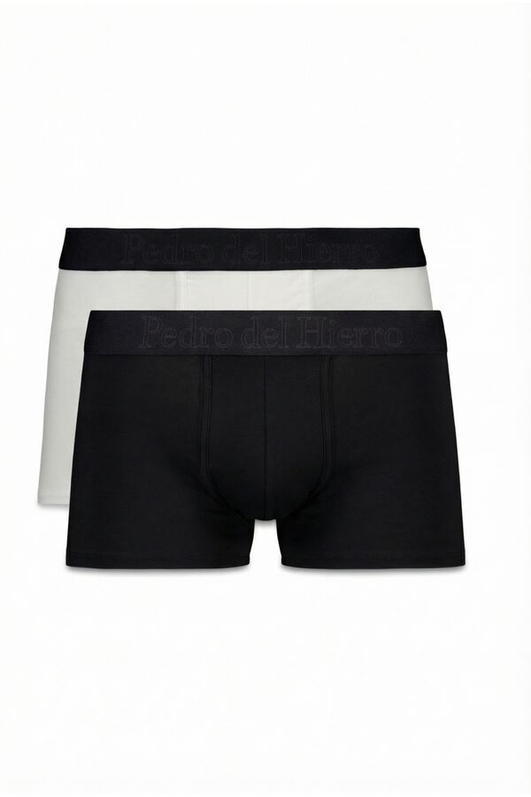 Pedro del Hierro Pack 2 boxer punto Negro