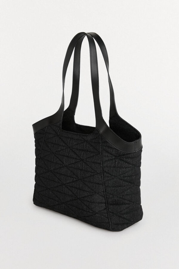 Pedro del Hierro Bolsa de compras acolchoada Cizento