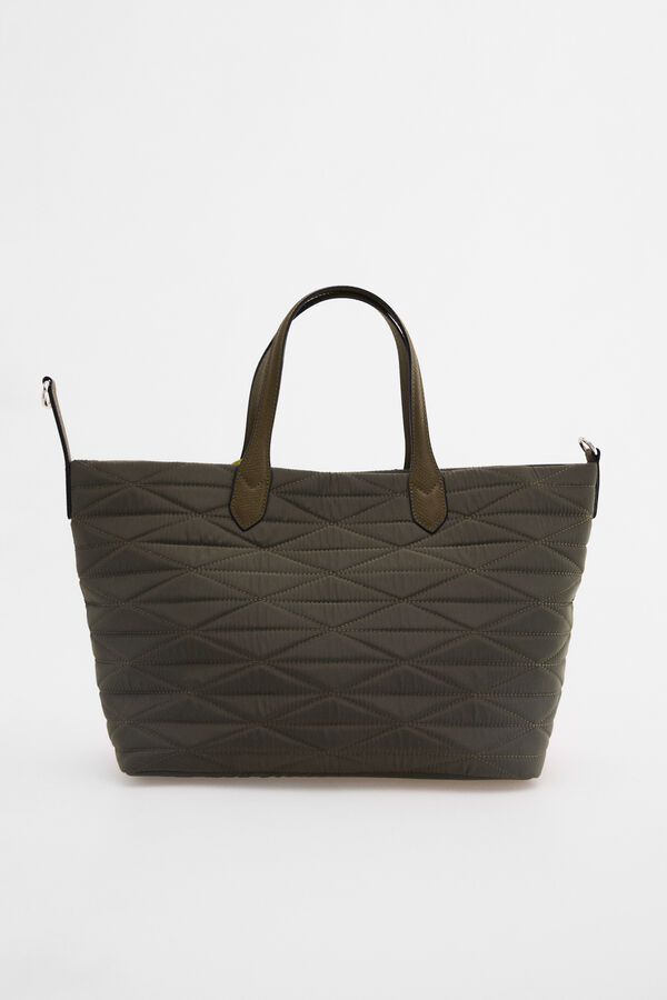 Pedro del Hierro Bolso shopper acolchado Verde