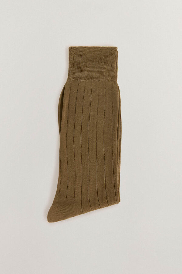 Pedro del Hierro Calcet&iacute;n liso vestir Marr&oacute;n