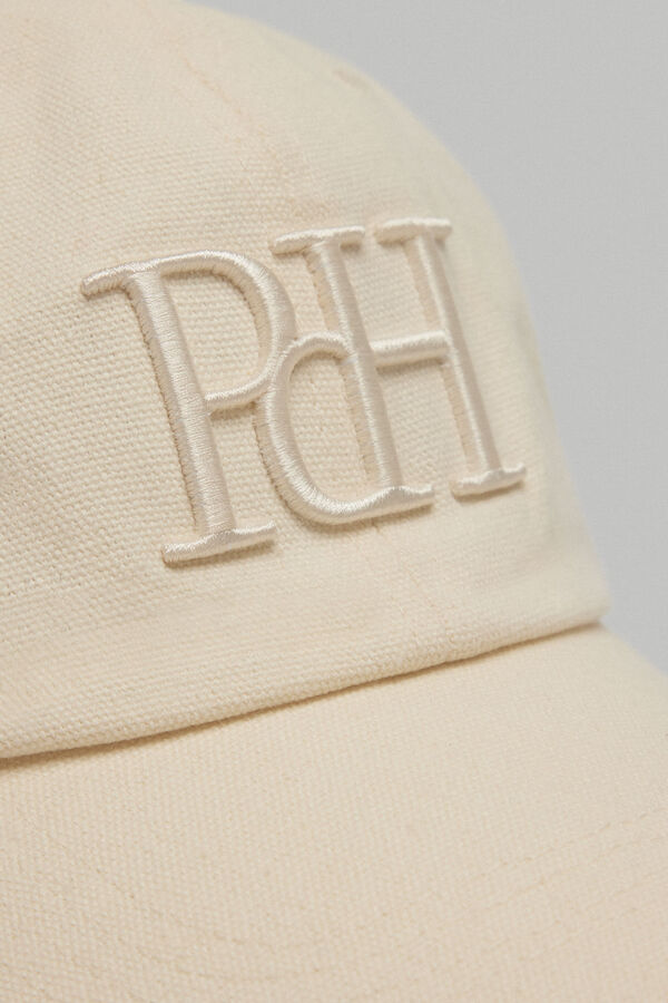 Pedro del Hierro Gorra logo Marr&oacute;n