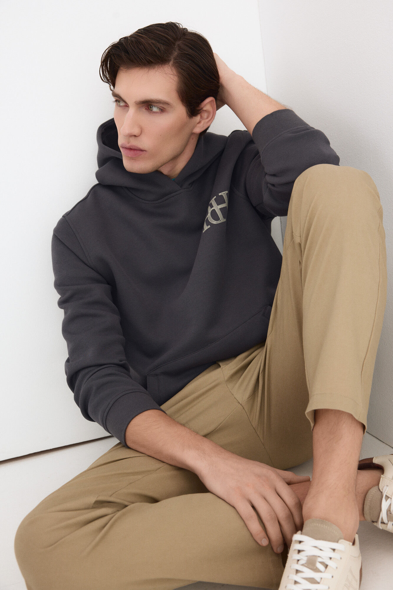 Pedro del Hierro Sudadera con capucha tejido t&eacute;cnico