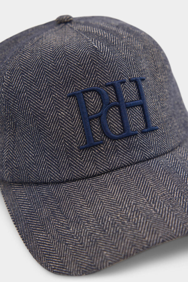 Pedro del Hierro Gorra logo Pdh Azul