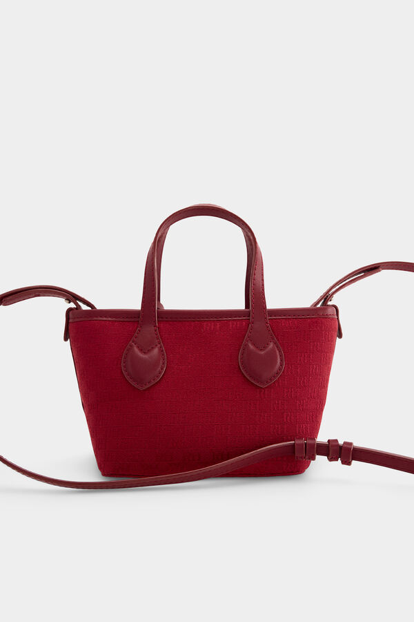 Pedro del Hierro Mini shopper jacquard Burdeos