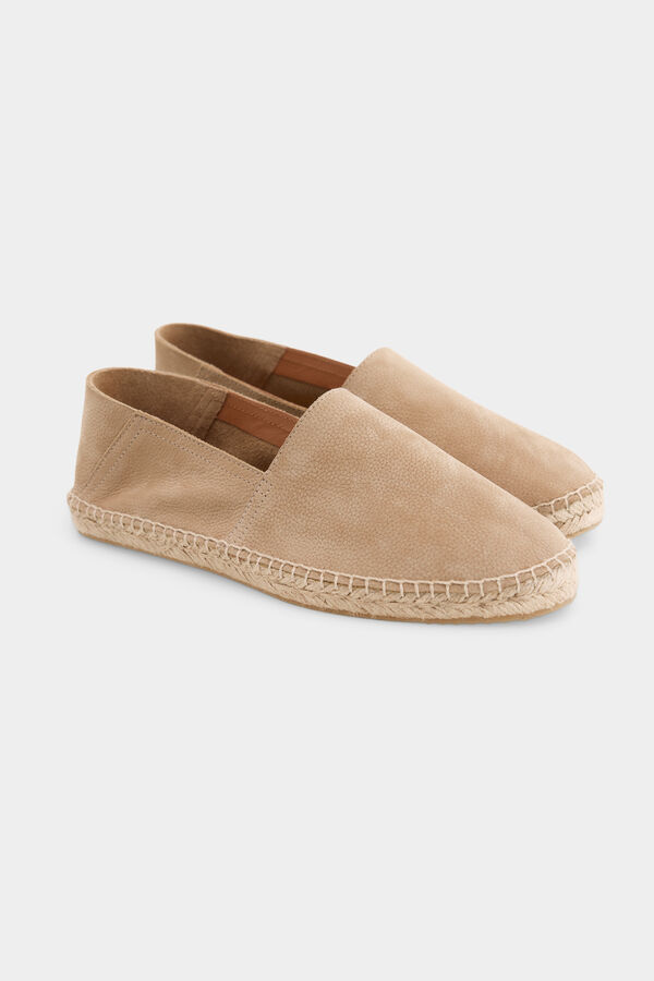 Pedro del Hierro Alpargata piel Marr&oacute;n