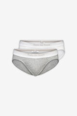 Pedro del Hierro Pack 2 slip punto Blanco