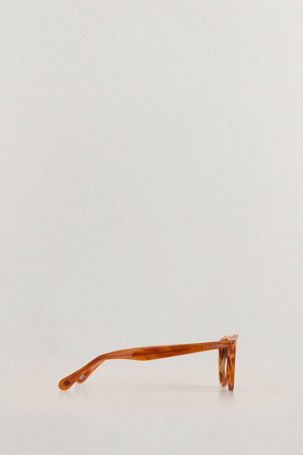 Pedro del Hierro Gafas hombre redondas Marr&oacute;n