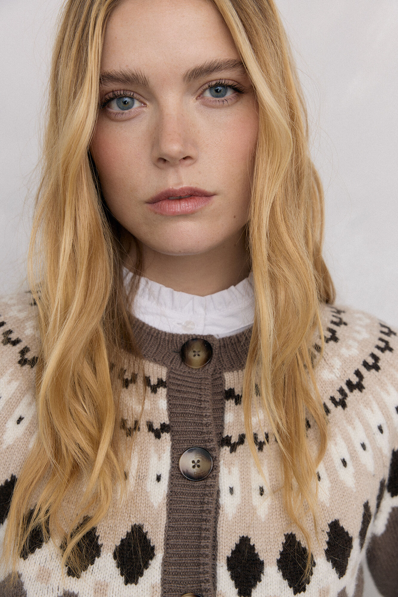 Pedro del Hierro Chaqueta jacquard greca