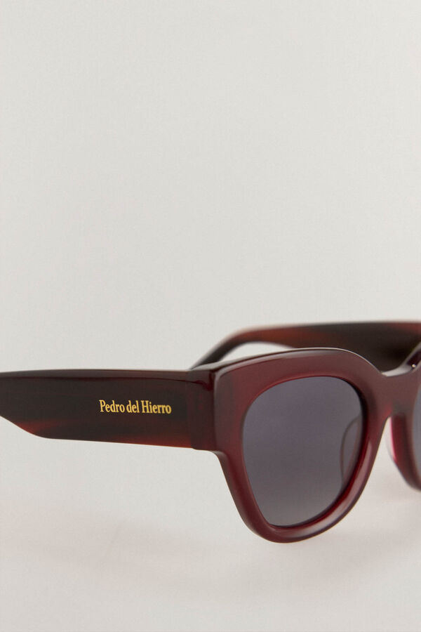 Pedro del Hierro Gafas de sol Maxi redondeadas Burdeos