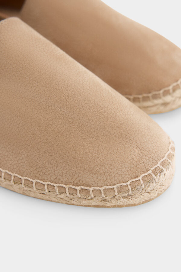 Pedro del Hierro Alpargata piel Marr&oacute;n