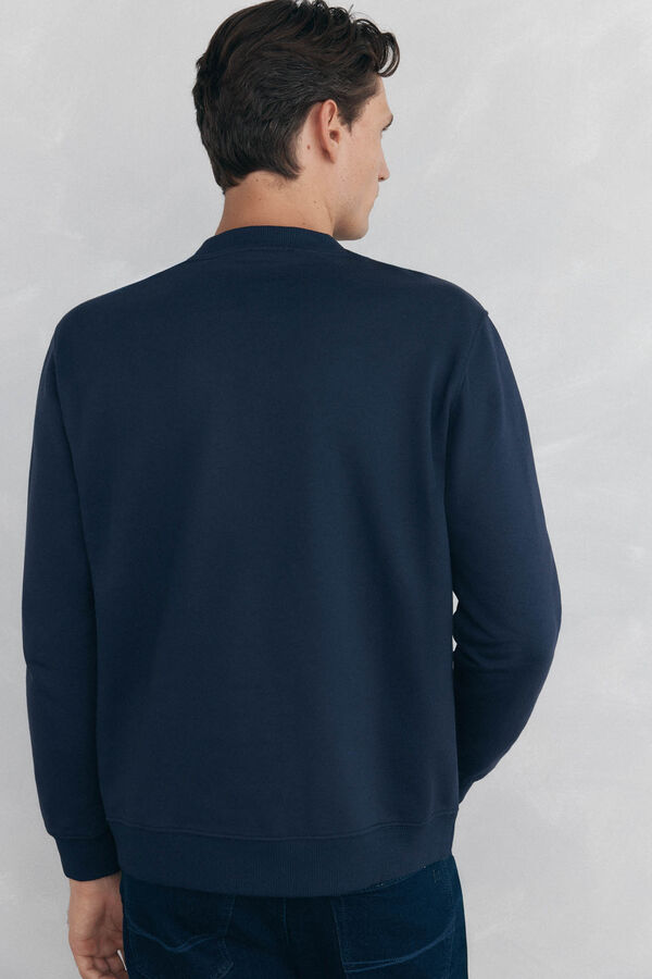 Pedro del Hierro Sudadera logo Azul