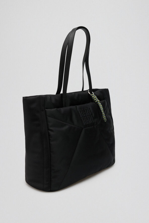 Pedro del Hierro Bolso tote bag nylon Negro