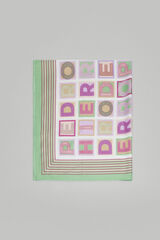 Pedro del Hierro Multicoloured logo shawl Several