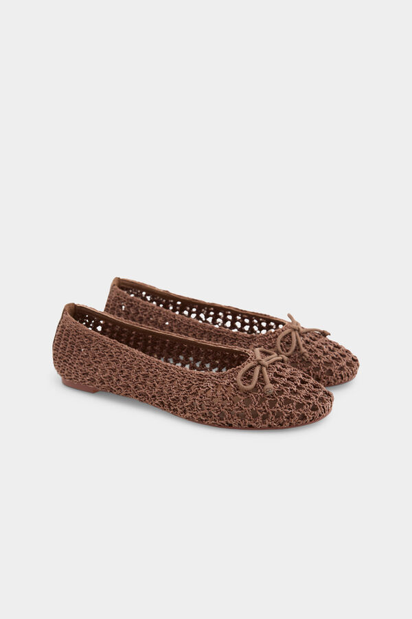 Pedro del Hierro Sabrinas em crochet Beige