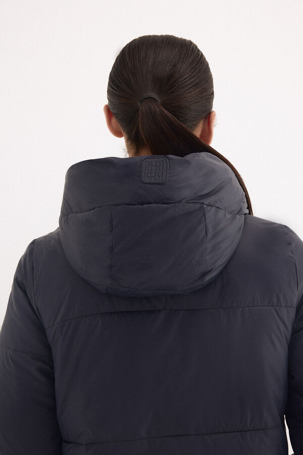 Pedro del Hierro Parka revers&iacute;vel com capuz Azul