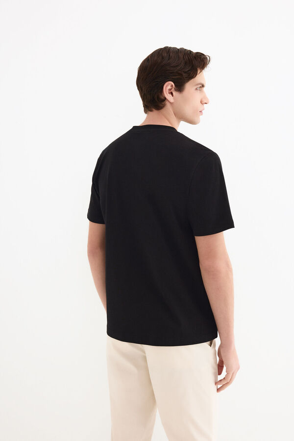 Pedro del Hierro T-shirt mercerizada Preto