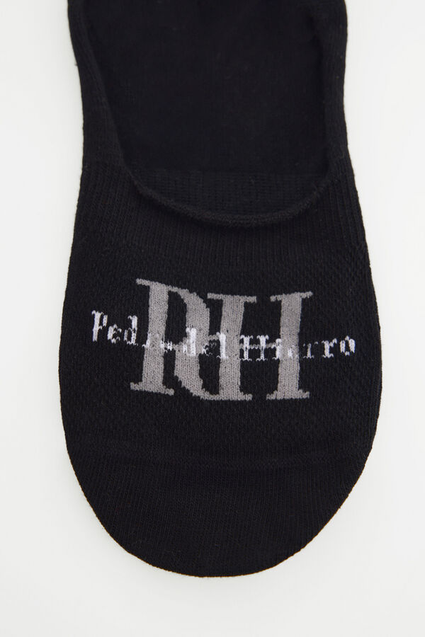 Pedro del Hierro Meia invis&iacute;vel Preto
