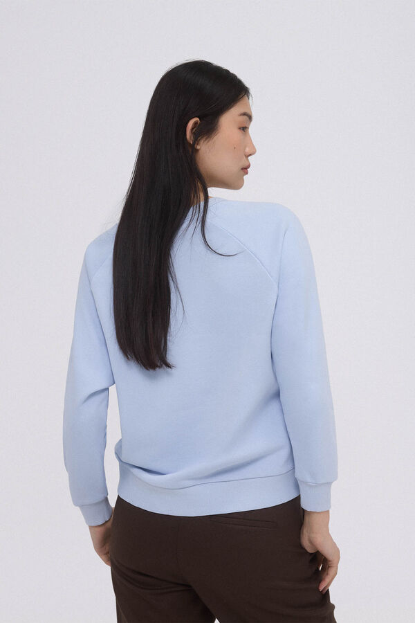 Pedro del Hierro Sudadera lisa logo Blue