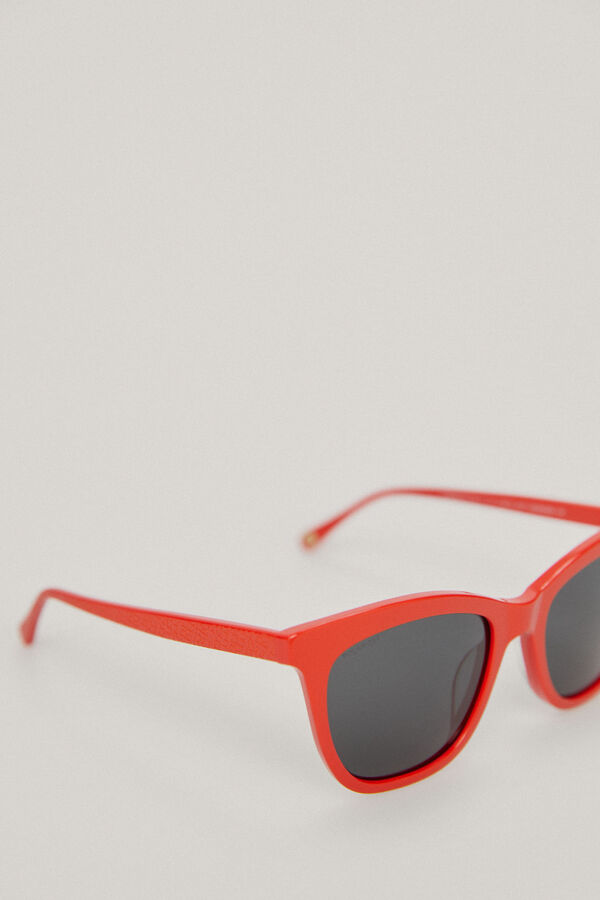 Pedro del Hierro Red acetate sunglasses Red