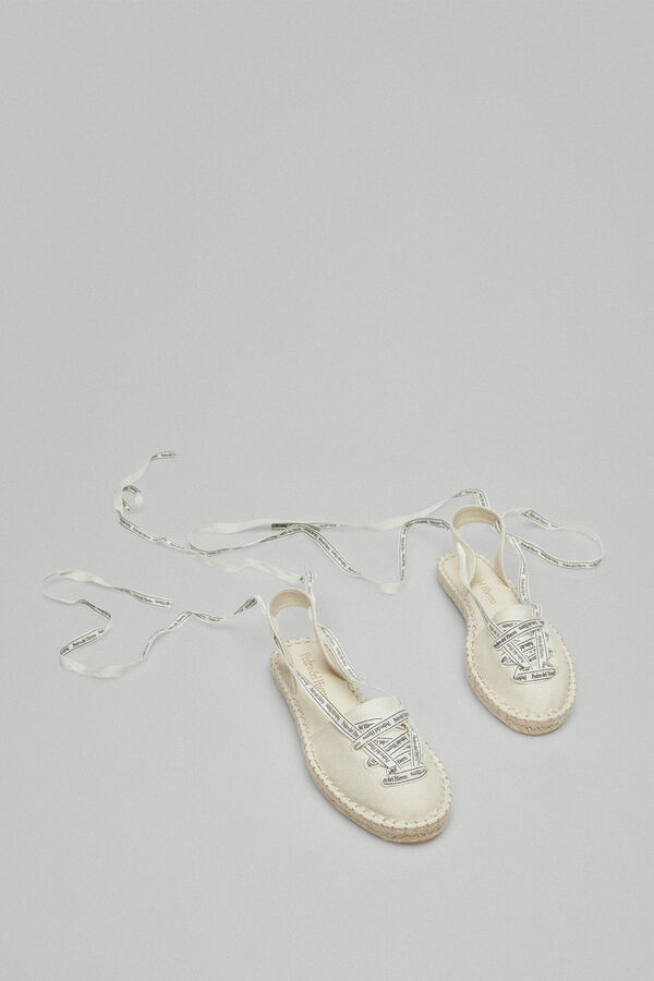 Pedro del Hierro Menorcan logo espadrilles Beige