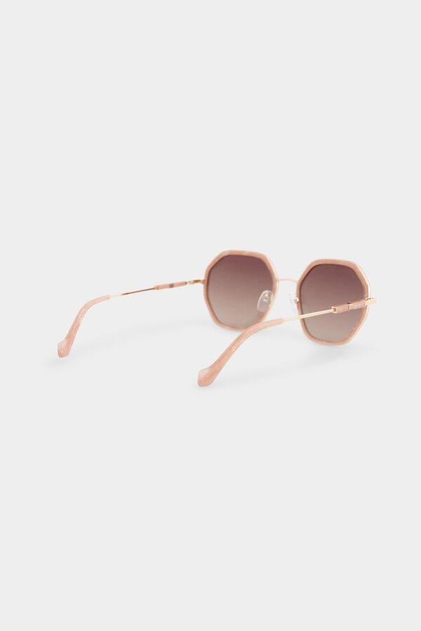 Pedro del Hierro Gafas montura met&aacute;lica Rosa