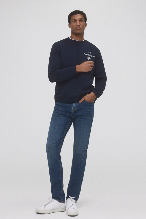 Pedro del Hierro Sweatshirt de anivers&aacute;rio Azul