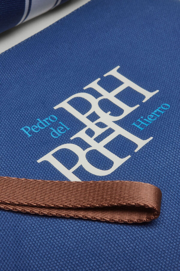 Pedro del Hierro Bolsa tela playa Blue