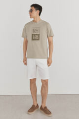 Pedro del Hierro Camiseta logo relieve Verde