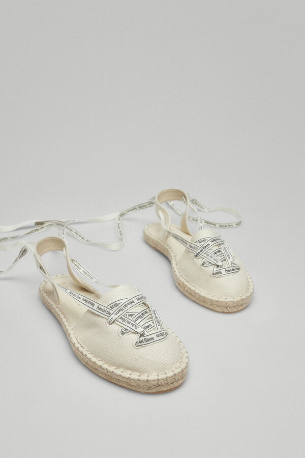 Pedro del Hierro Menorcan logo espadrilles Beige