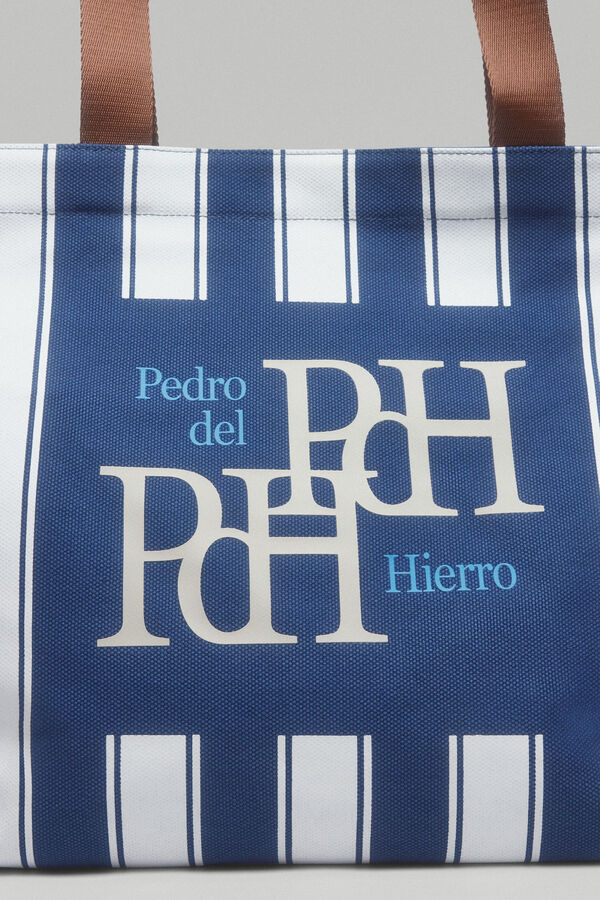 Pedro del Hierro Bolsa tela playa Blue