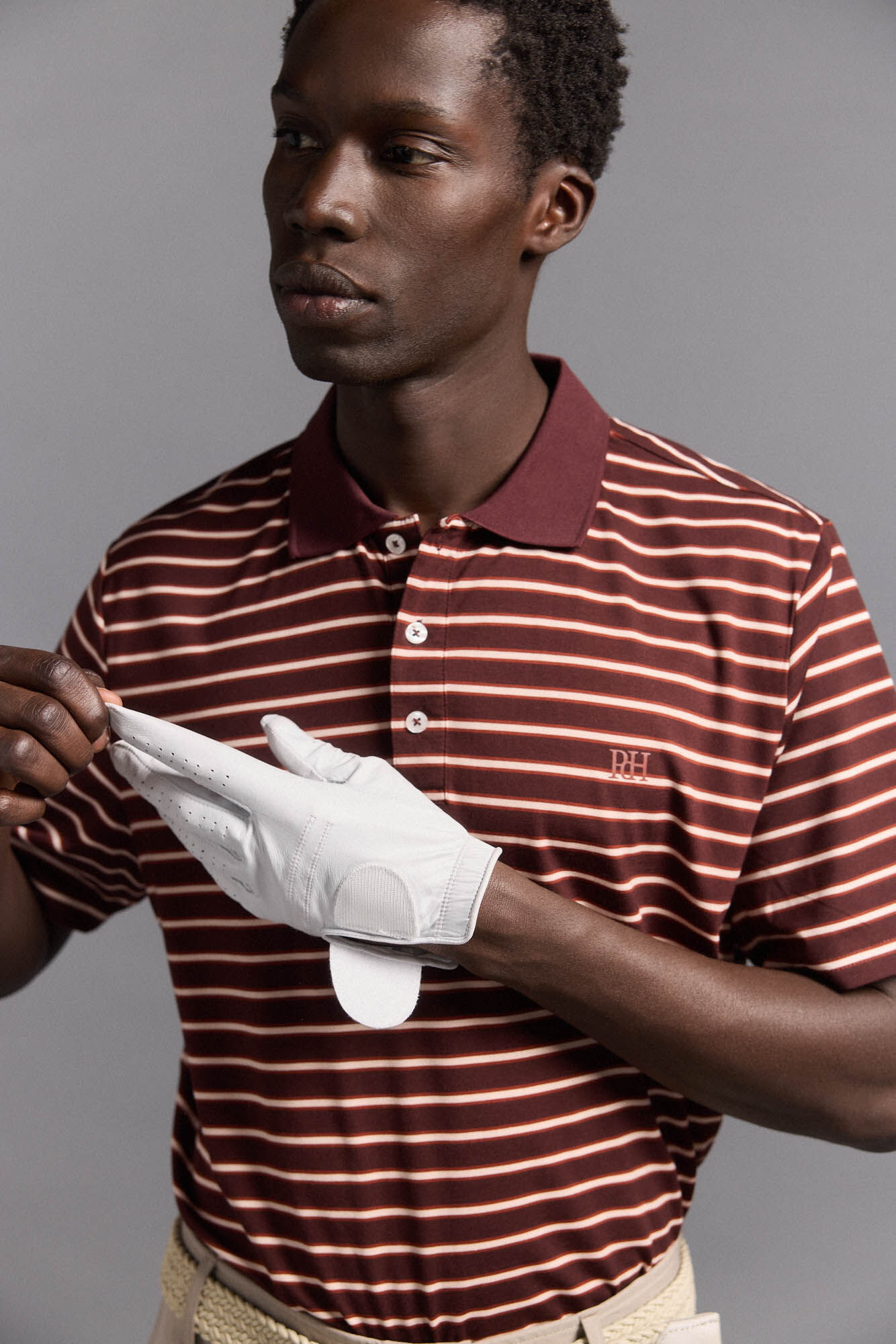 Pedro del Hierro Polo rayas golf