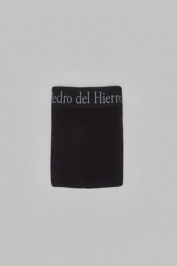 Pedro del Hierro Plain jersey-knit short boxers Black