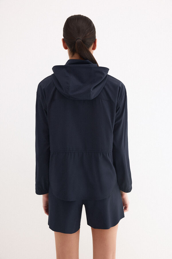Pedro del Hierro Sudadera tejido t&eacute;cnico peplum Blue