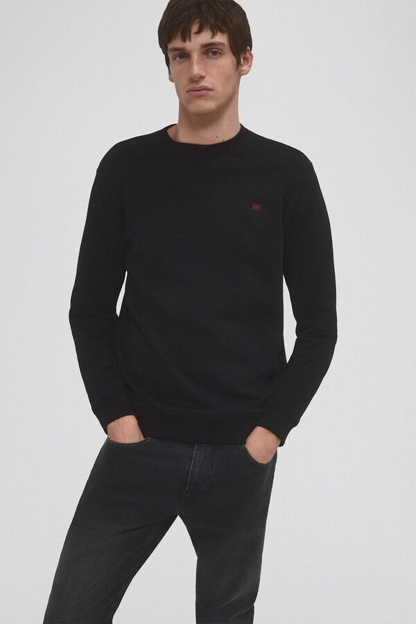 Pedro del Hierro Essential sweatshirt Black