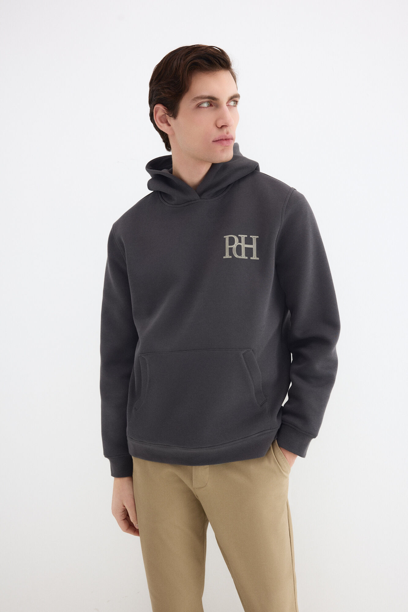Pedro del Hierro Sudadera con capucha tejido t&eacute;cnico