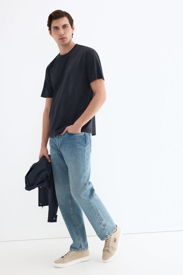 Pedro del Hierro T-shirt mercerizada Azul