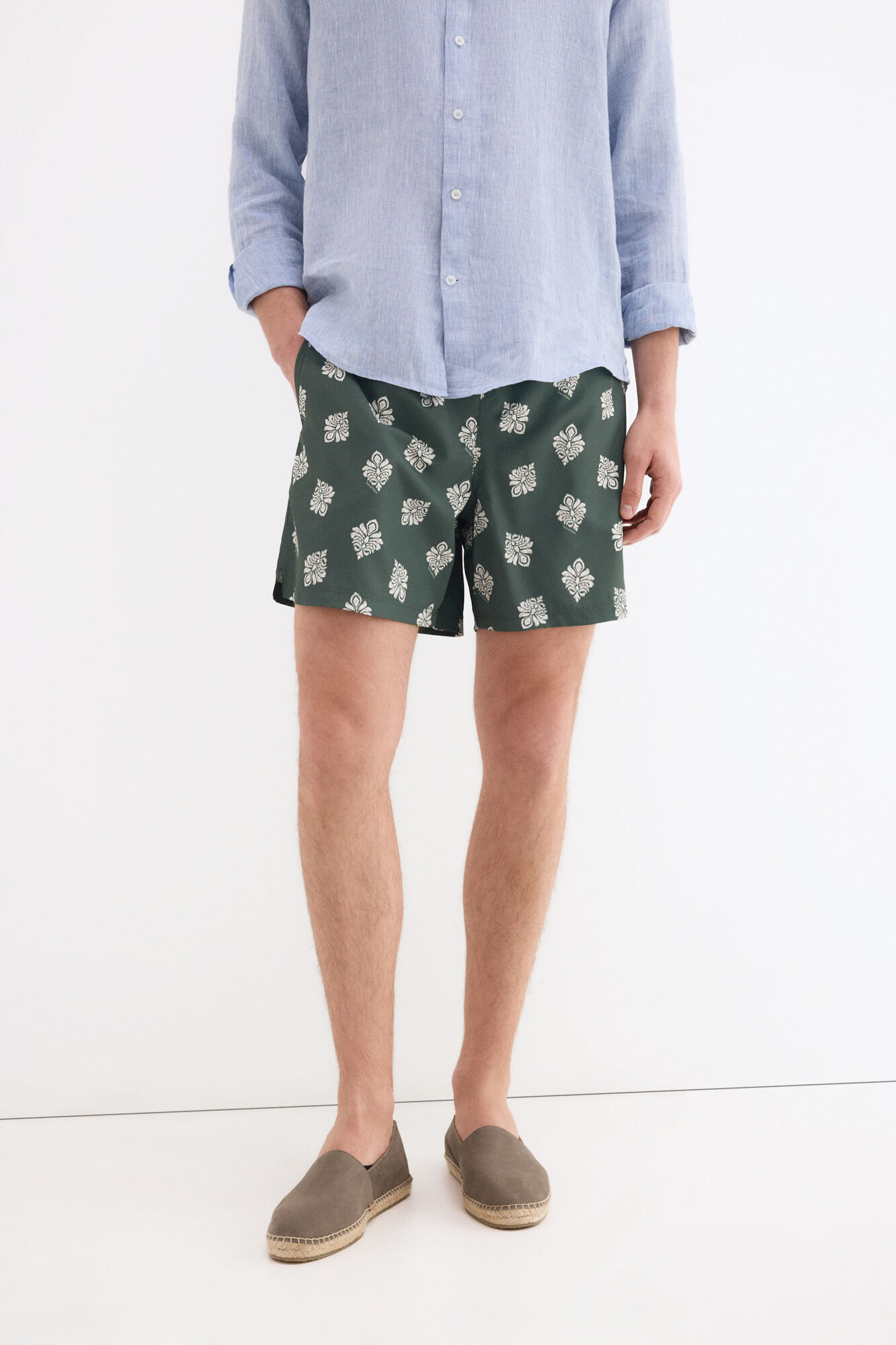 Pedro del Hierro Ba&ntilde;ador estampado &eacute;tnico