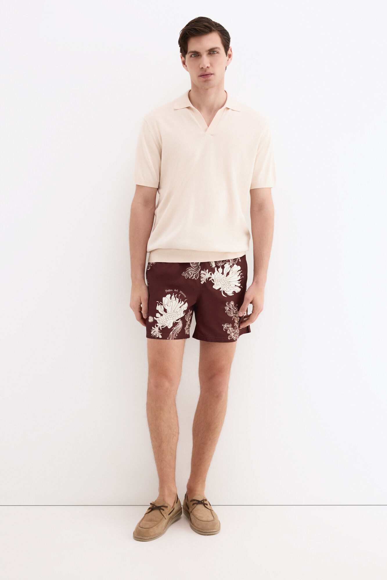 Pedro del Hierro Ba&ntilde;ador estampado flores grandes