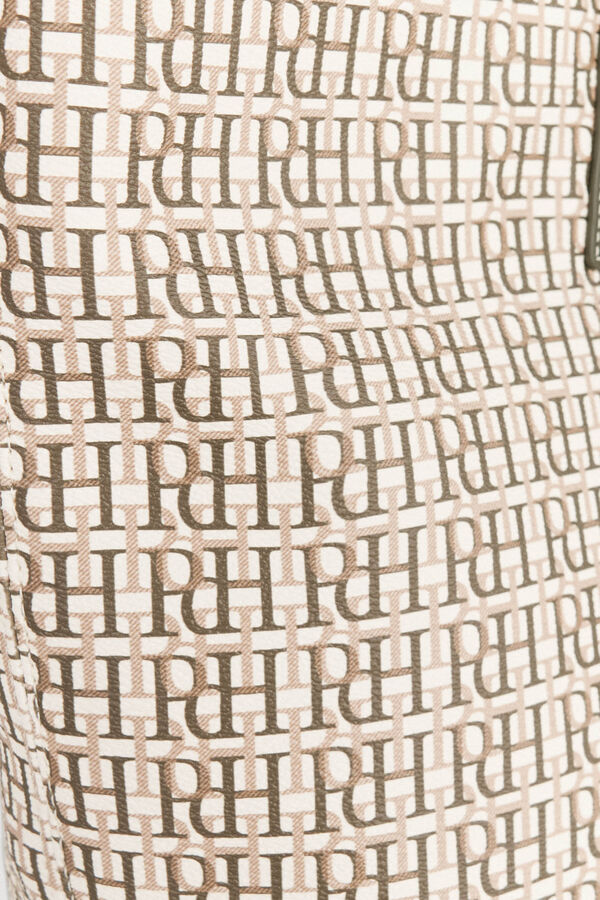 Pedro del Hierro Bolsa de compras com monograma Verde